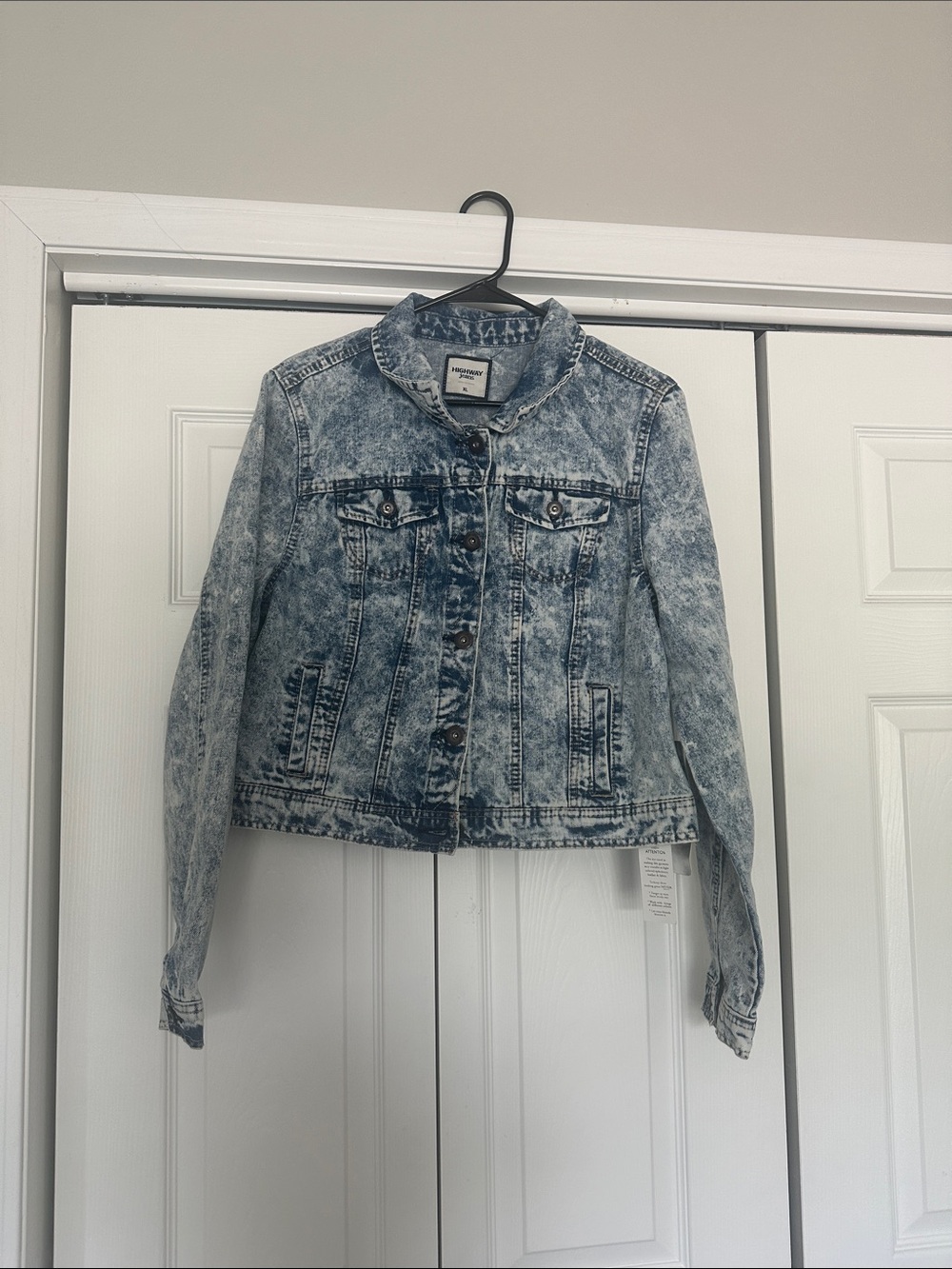 Highway Jeans Acid Wash Light Blue Denim Jacket